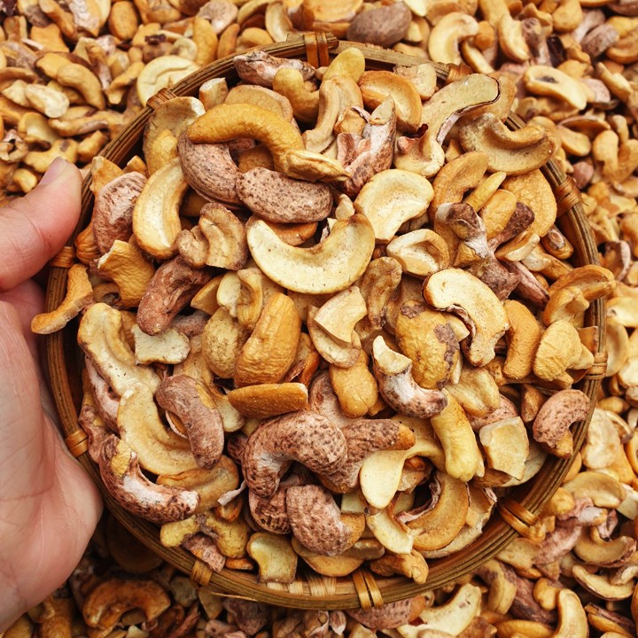 Hạt Điều A Cồ Vỡ Đôi Hàng Ngon - Hộp 500gr