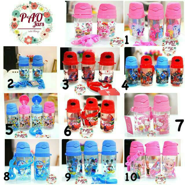 Bình nước hình mèo hello kitty dễ thương