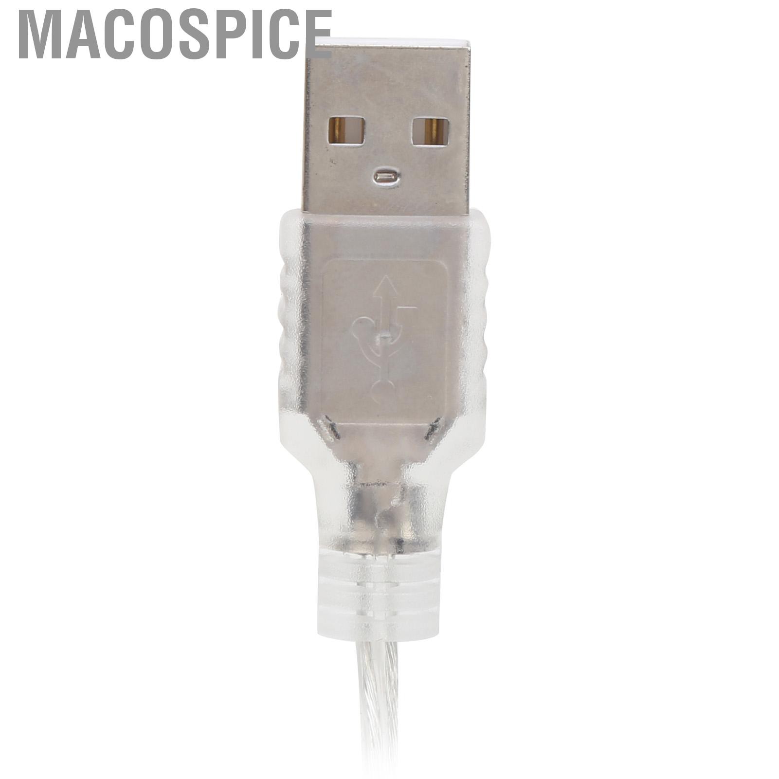 Đèn Led Macospice Cổng Usb 5v Với 10 Bóng Siêu Sáng