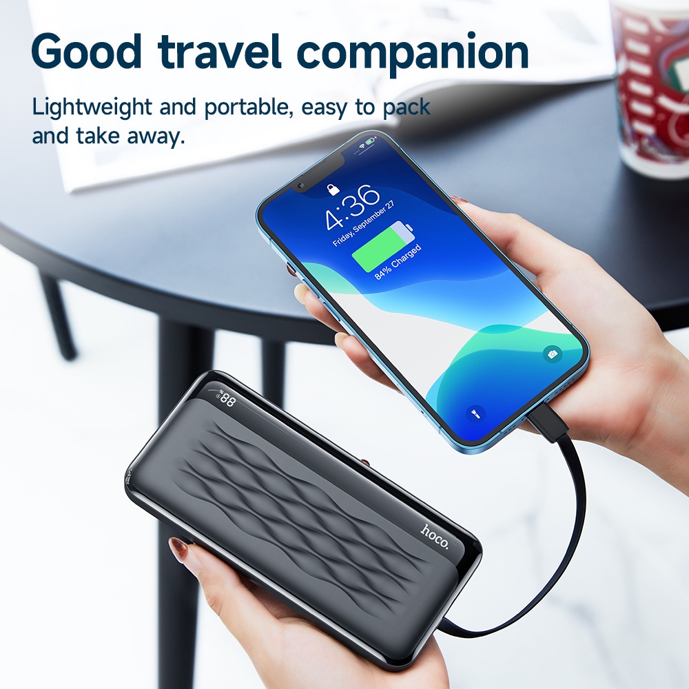 Pin Sạc Dự Phòng HOCO J90A 100% Chính Hãng 1000mAh PD 20W 12 13 Pro Max 14 Plus Samsung S22