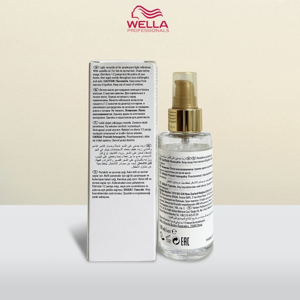 Tinh Dầu Wella Oil Giúp Tóc Mềm Mượt, Sáng Bóng Dành Cho Tóc Mảnh Reflections Light Luminous Reflection Oil 100ml | BigBuy360 - bigbuy360.vn