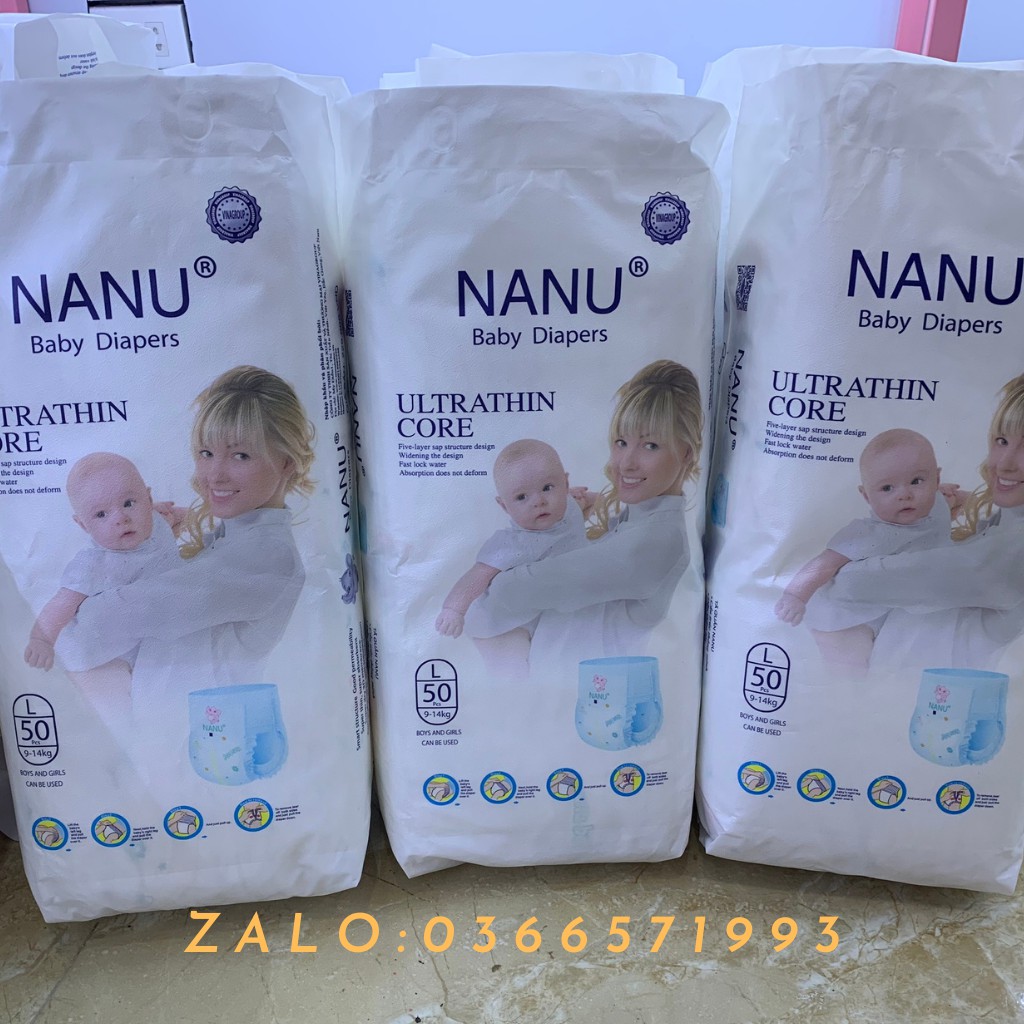 Bỉm quần NaNu hàng xuất Nhật M50-L50-XL50 (mua 3 tặng 1)