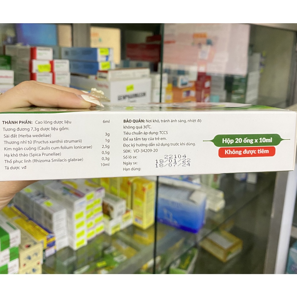 Tiêu Độc Nam Hà Hộp 20 Ống