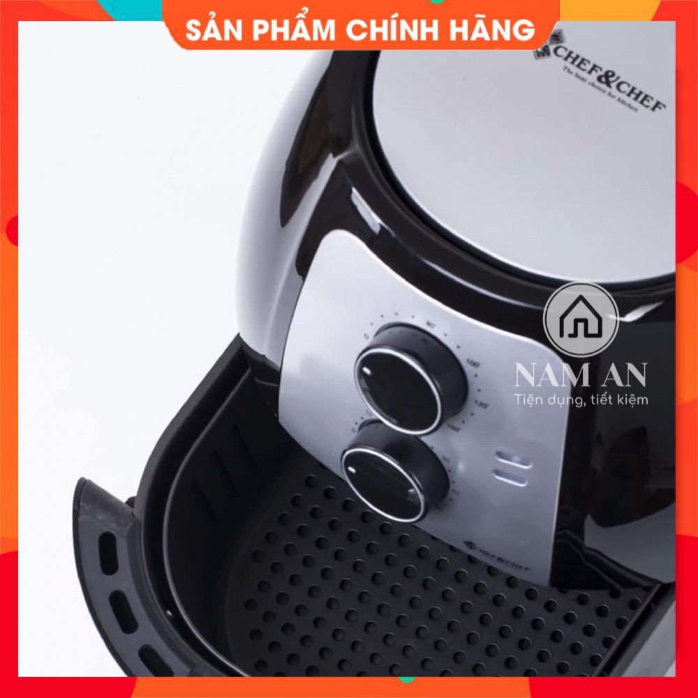 Nồi Chiên Không Dầu [FREESHIP] Chef & Chef 6.5 lít Ảnh Thật - Bảo hành 12 tháng