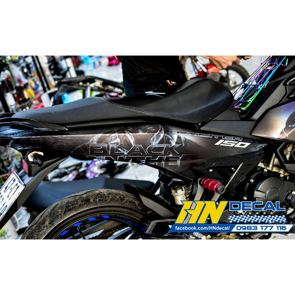 Tem Trùm Exciter 150 Xanh Black Pantherr