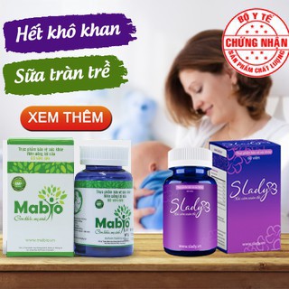 Combo SLady + Mabio - Sữa Tràn Trề, Hết Khô Khan, Tăng Ham Muốn