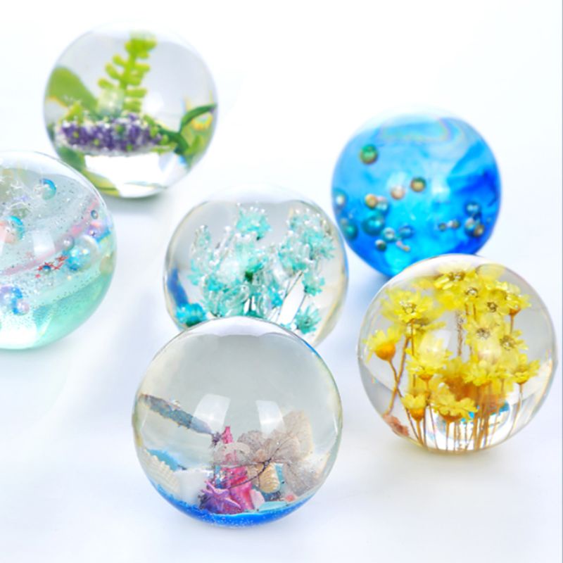 Sa Khuôn Silicon Hình Cầu Kim Tự Tháp Hỗ Trợ Làm Mặt Dây Chuyền