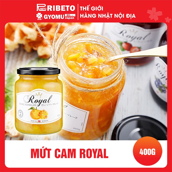 Mứt cam Royal - Lọ 400g - Hàng nội địa Nhật Bản