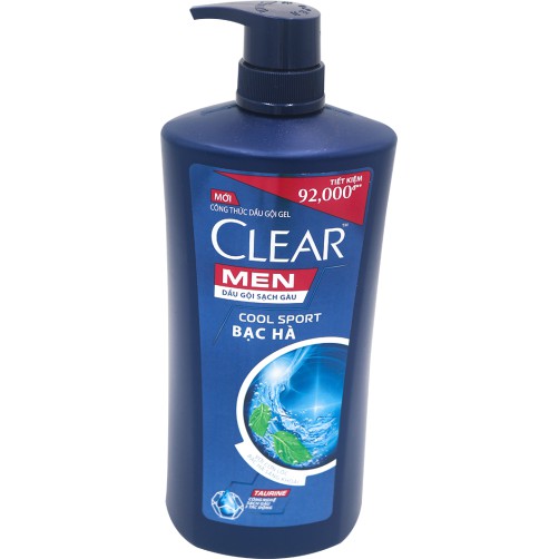 Dầu gội clear men bạc hà 650g
