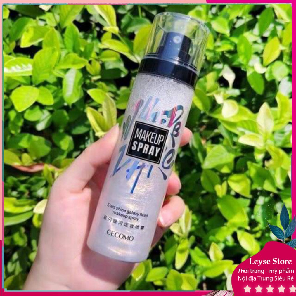 XỊT KHOÁNG GIỮ LỚP TRANG ĐIỂM GECOMO - KHÓA LỚP MAKEUP TẠO ĐỘ BÓNG CHO DA