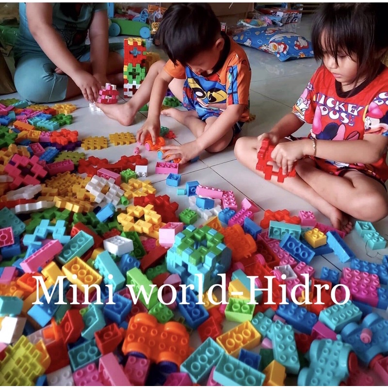 Combo Lego lắp ráp xếp gạch cân kí ký làm đồ chơi sáng tạo cho bé trai bé gái