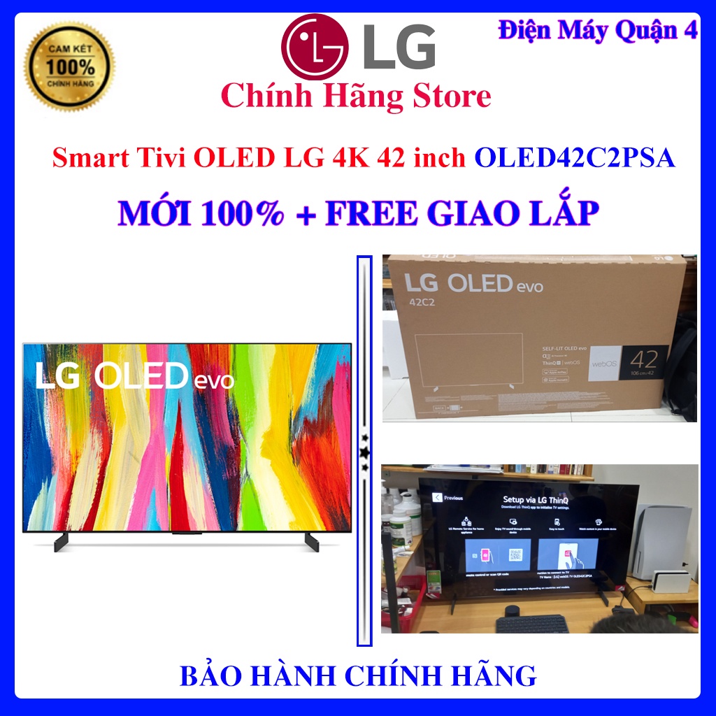 Smart Tivi OLED LG 4K 42 inch 42C2PSA