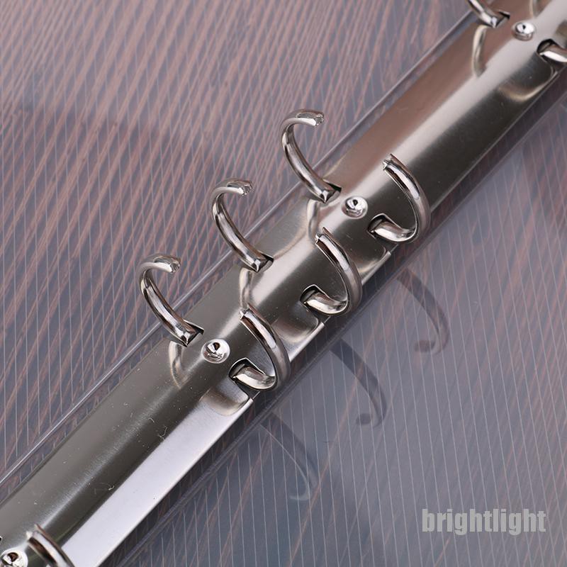 Vỏ Bọc Sổ Tay 6 Lỗ Trong Suốt Kích Thước A6 / A5 &amp; 9 Lỗ Độc Đáo Và Tiện Dụng B5