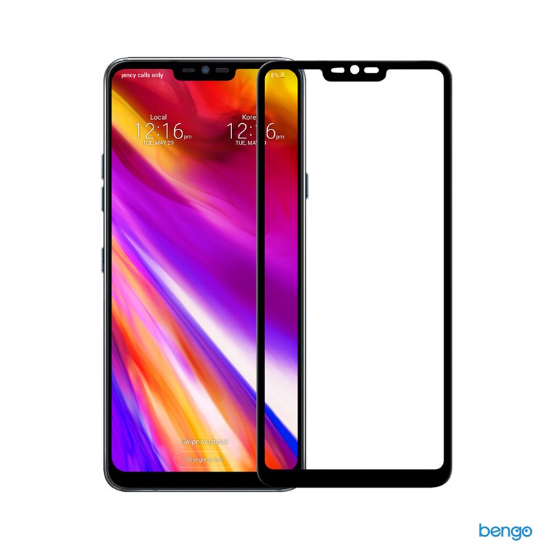 [Mã ELFLASH5 giảm 20K đơn 50K] Dán cường lực LG G7 3D Full keo và từ tính