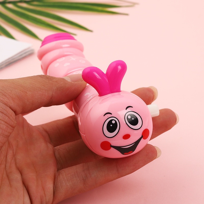 [Rẻ Vô Địch ] Đồ chơi mô hình con sâu vặn dây cót chạy đà giúp trẻ em phát triển trí tuệ sáng tạo thông minh cho bé.