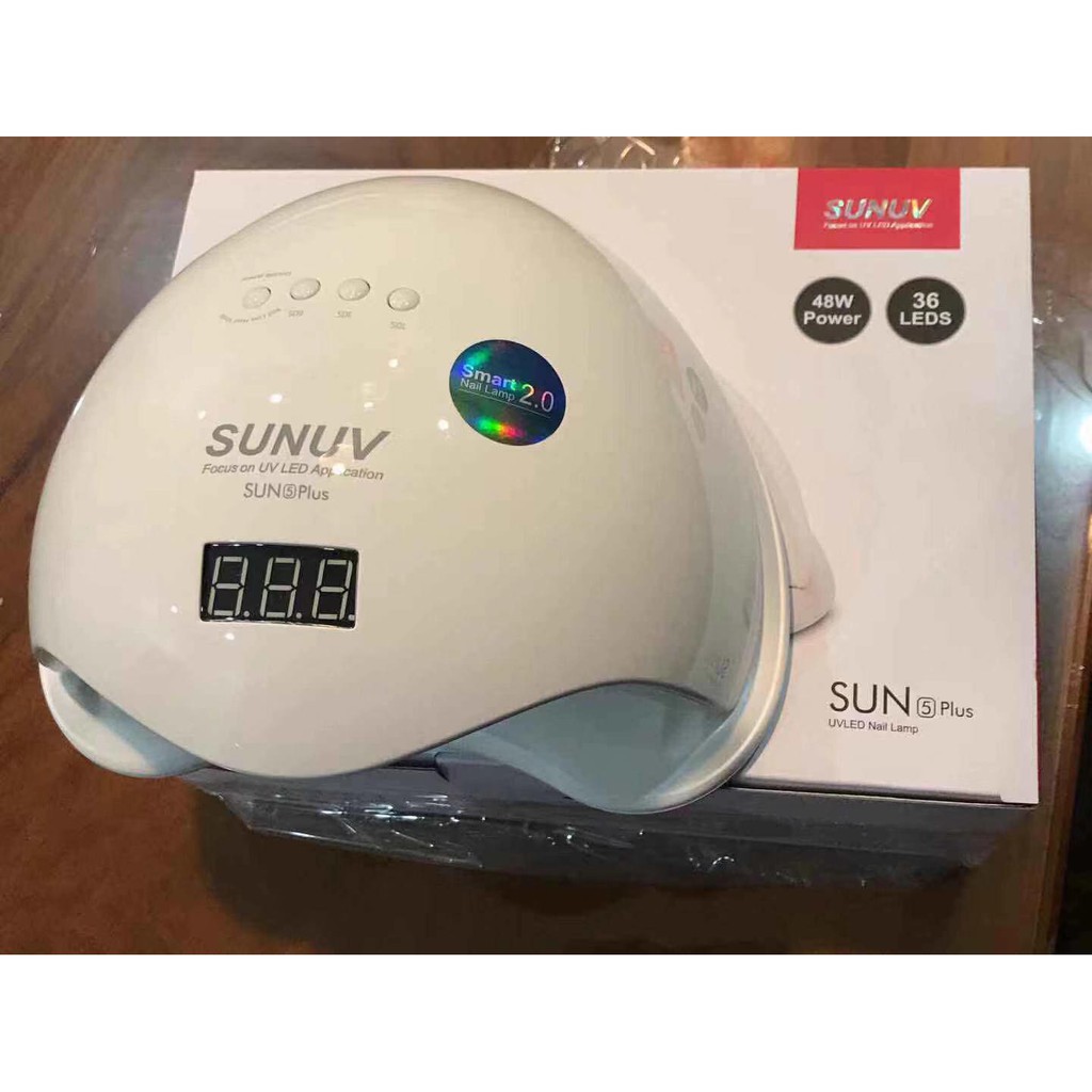 Máy Hơ Gel SUN 5 PLUS Tem Xanh Chính Hãng Nail