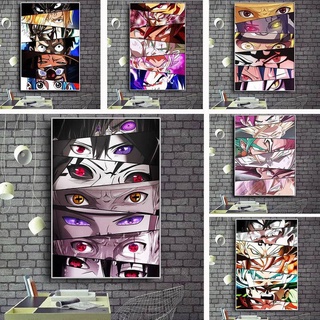 Tranh treo tường trang trí nội thất hình nhân vật hoạt hình Naruto