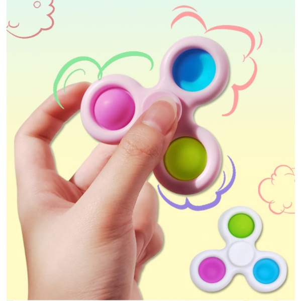 Đồ Chơi Trẻ Em Con Quay Spinner - Bóp/ Nhấn Bong Bóng Pop IT [GIÁ RẺ]
