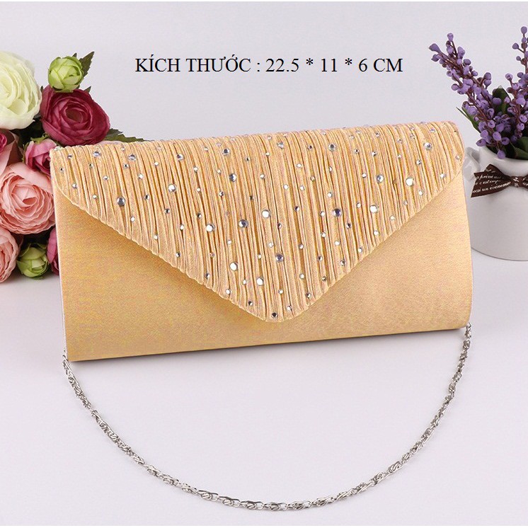 Túi Đeo Chéo Clutch Dáng V
