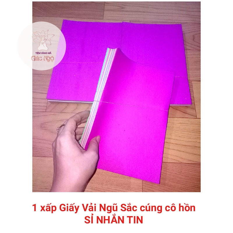 Giấy cúng Ngũ Sắc lớn - Vàng Mã Sỉ Lẻ