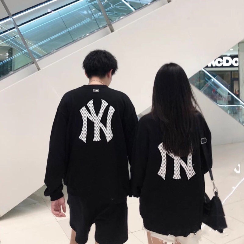 Áo nỷ in chữ Ny ảnh thật sẵn hàng