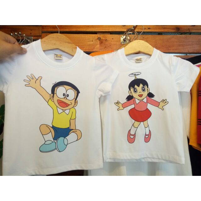 SALE- Áo thun xuka Vs nobita ,xeko, chaien ,doremon (ảnh thật in tại shop )