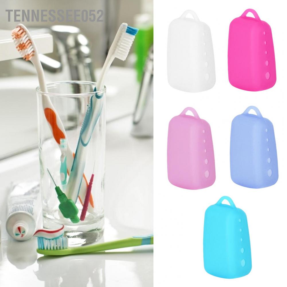 Tennessee052 Silicone Toothbrush Head Cover Electric Protective Cap for Home Travel Camping