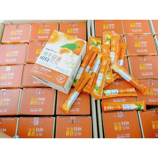 🍊 NƯỚC ÉP QUÝT GIẢM CÂN JEJU TANGERINE VITA TOK TOK - 30 GÓI