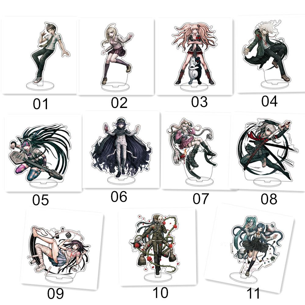 Mô hình nhân vật Dangan Ronpa Monokuma Nagito Komaeda Oma Kokichi anime One Piece V3 bằng acrylic