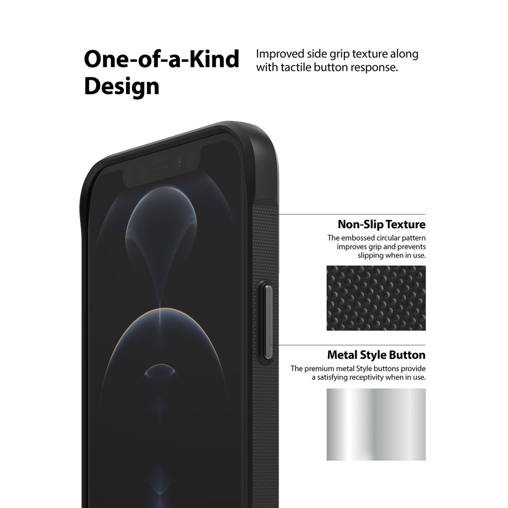 Ringke Onyx Design, iPhone 12 Mini 12 12 Pro 12 Pro Max [Onyx Design] Ringke Vỏ bền Bảo vệ linh hoạt Vỏ bền