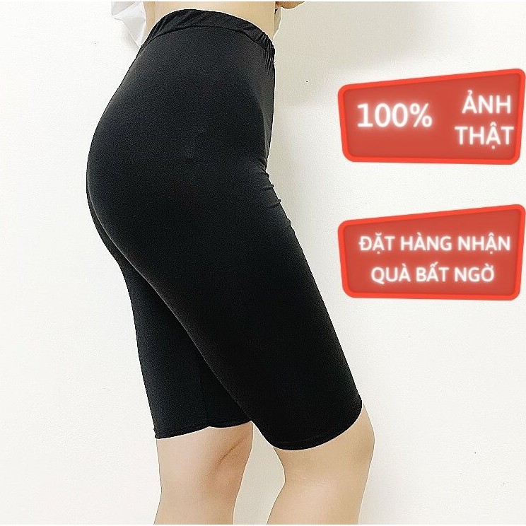 [Mẫu mới] Quần legging đùi siêu co dãn 💓 Freeship 💓 Quần đùi legging free size 2021