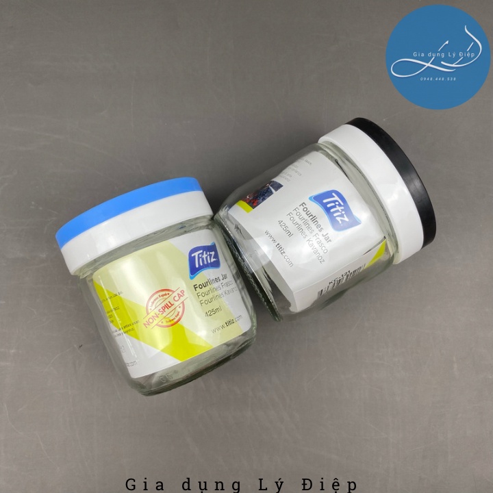 Hũ thuỷ tinh đựng gia vị titiz dung tích 425ml