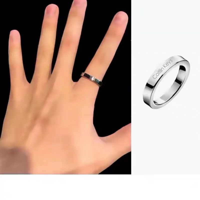 😍 Nhẫn CK nam nữ thời trang, thép không gỉ