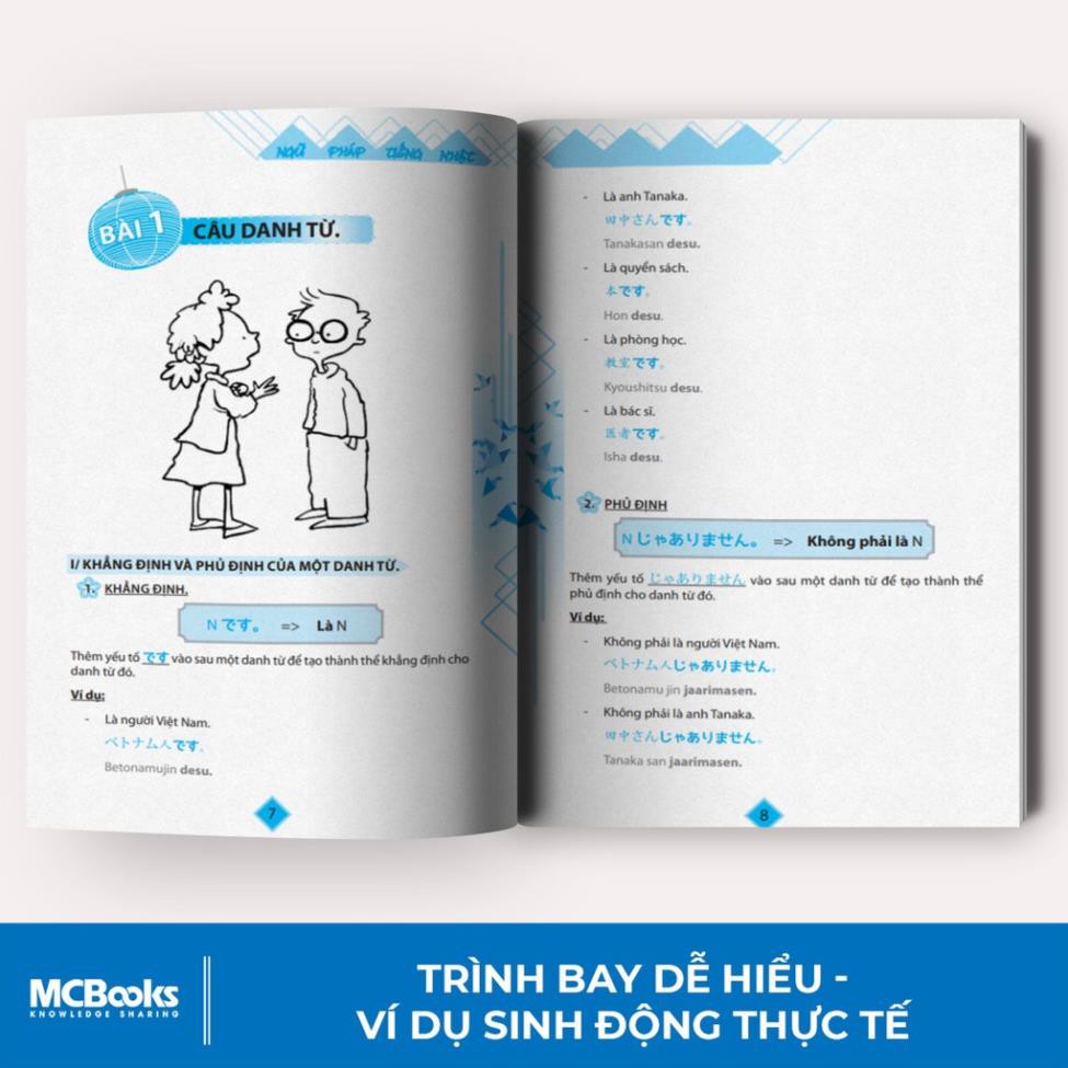 Sách - Ngữ Pháp Tiếng Nhật Căn Bản - Dành Cho Người Mới Bắt Đầu [MCBOOKS]