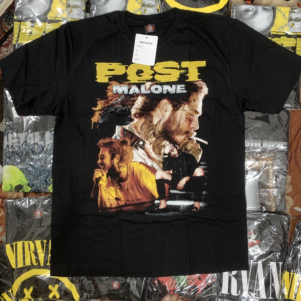 ( Hàng Mới Về ) ÁO POST MALONE - ROCK BAND TEE - ÁO THUN ROCK - ROCK TEE - ROCK BAND