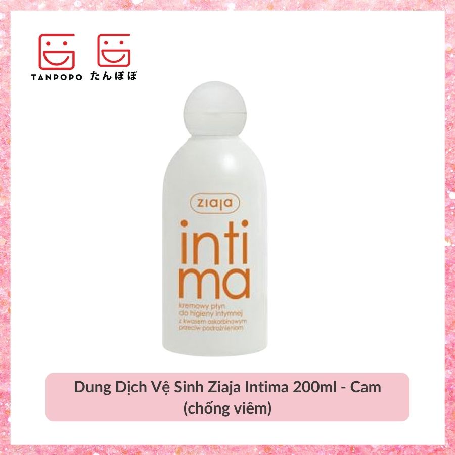 [Có sẵn] [Chính hãng] Dung Dịch Vệ Sinh Ziaja Intima 200ml - Cam (chống viêm)