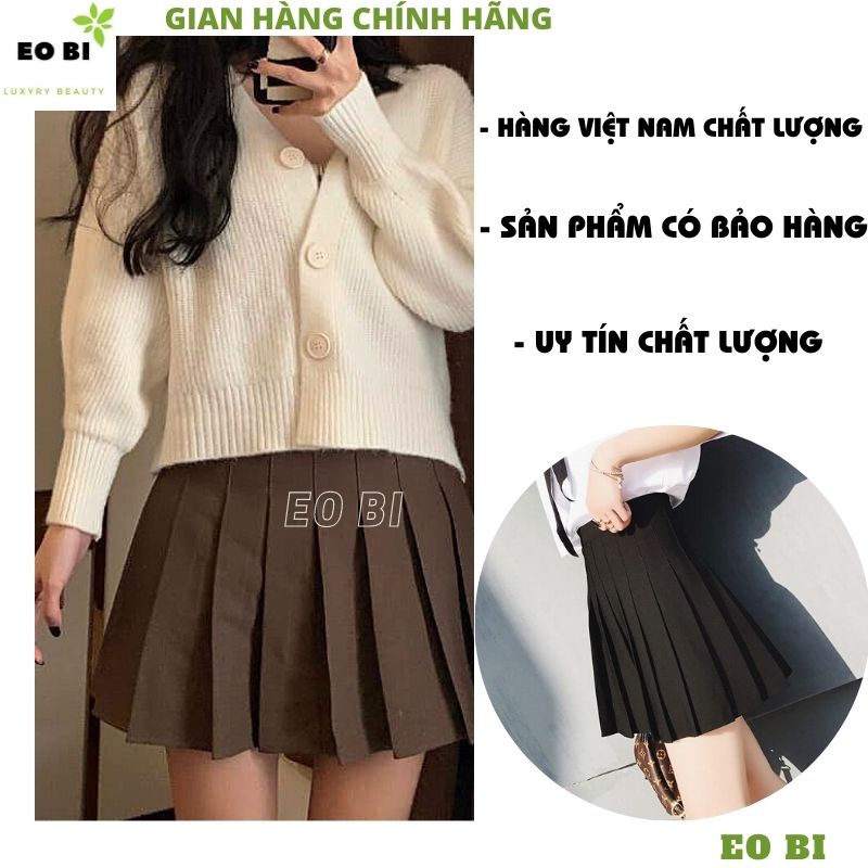 Chân váy tennis ngắn xếp ly dáng xòe thời trang nữ hàng cao cấp -EOBI