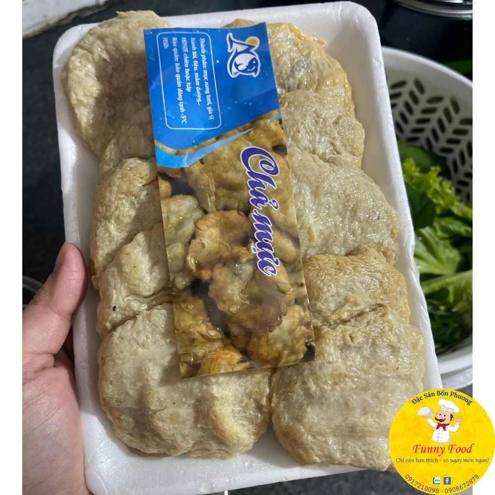 Chả Mực Giã Tay 500g – Đặc Sản Hạ Long – [Ship Hỏa Tốc HCM] – Funnyfood