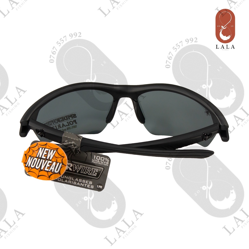 Mắt kính Spider Wire SPW009 BLKSMK