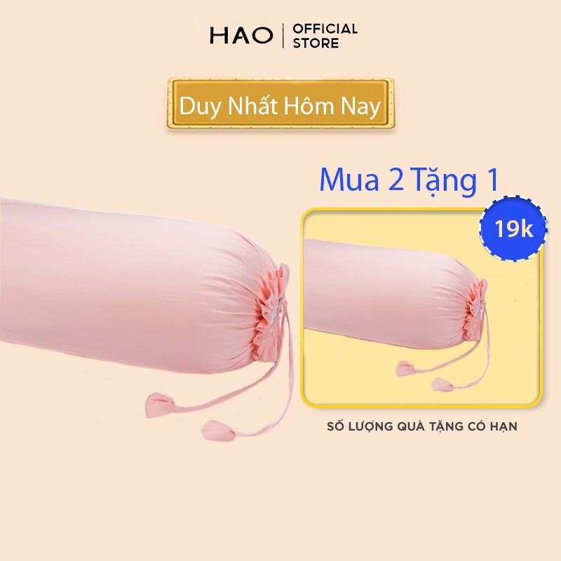 [Nhiều màu] Vỏ Gối Ôm Gòn Bedding Cotton Satin Hàn Quốc Màu Trơn 35x100 cm