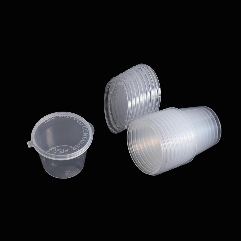 Set 30 Cốc Đựng Màu Nước Sốt Bằng Nhựa Có Thể Tái Sử Dụng Tiện Lợi