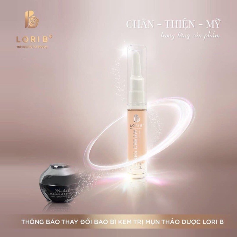 Kem Mụn Lorib Tặng Kèm Tuýp SRM Than Tre 5ml