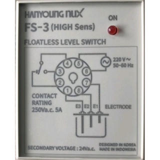 Rơ-le báo mức nước fs-3a hanyoung nux