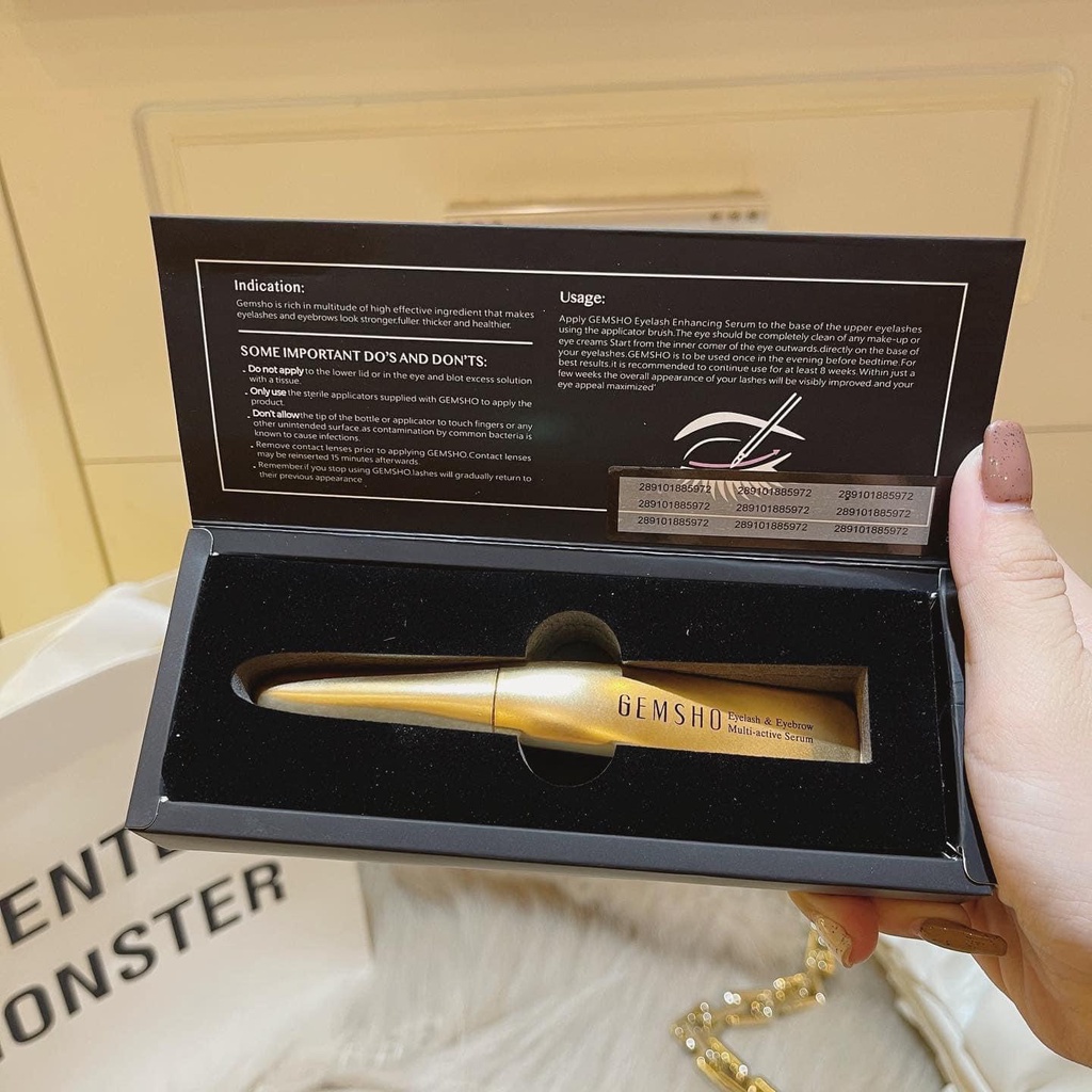 Siêu Dưỡng Mọc và Dài Mi GEMSHO - PINK BEAUTY