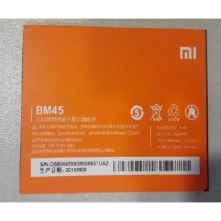 PIN MI REDMI NOTE 2 (BM45) CHÍNH HÃNG