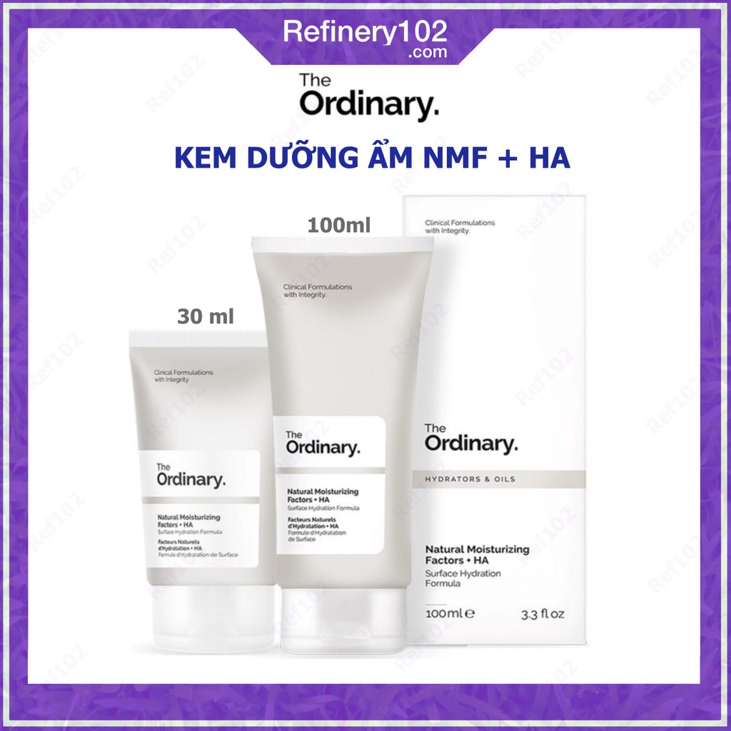 Kem dưỡng ẩm The Ordinary Natural Moisturizing Factors + HA bản Mỹ (Bill Sep US)