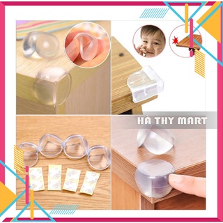 Set 4 nút bịt góc bàn silicon ( tròn - vuông)