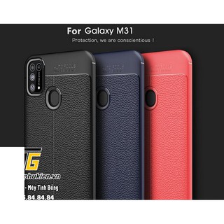 Ốp lưng SamSung Galaxy M31 silicon giả da Auto Focus