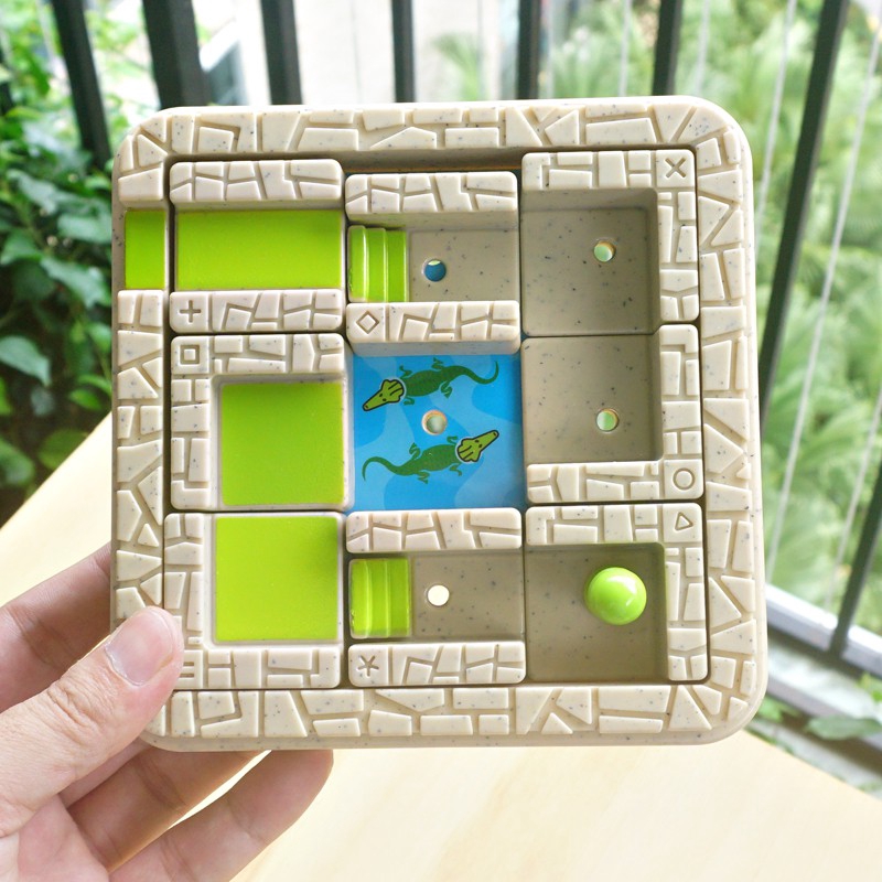 Smart Games 48 Challenges Temple Trap Improve Kids' Thinking Ability Smart Montessori Family Party Interactive Toys KIDS