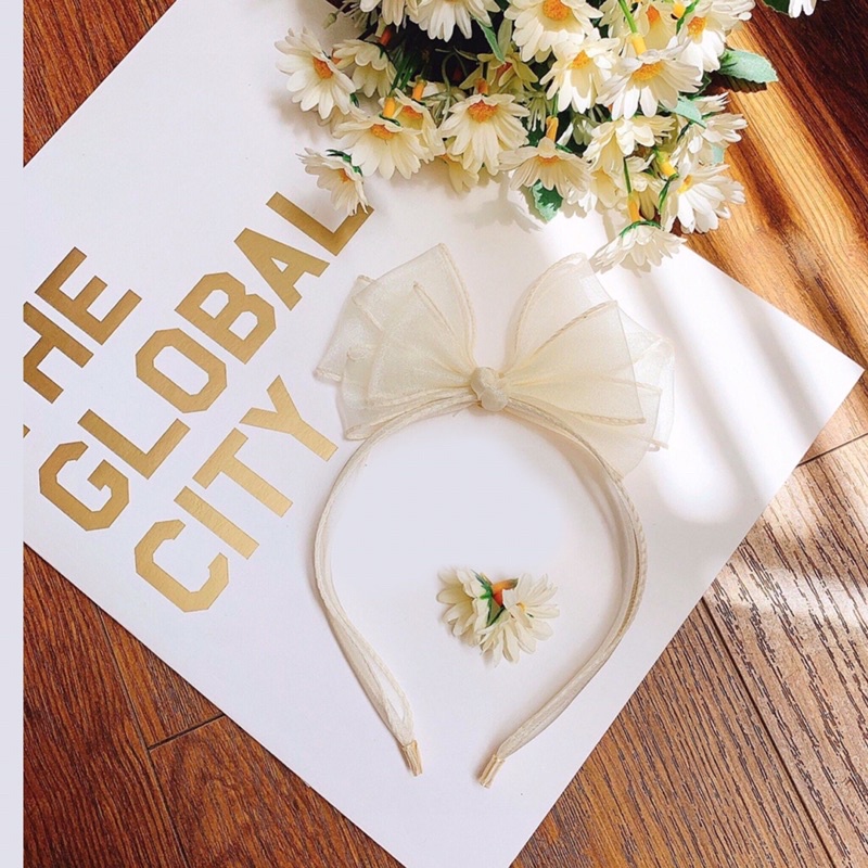 Nơ Băng Đô cài tóc cho bé